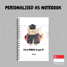 Load image into Gallery viewer, Personalised Notebook  - A5 - Lined