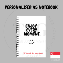 Load image into Gallery viewer, Personalised Notebook  - A5 - Lined