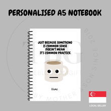 Load image into Gallery viewer, Personalised Notebook  - A5 - Lined