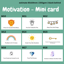 Load image into Gallery viewer, Motivational / Positive / Quotes Mini Cards