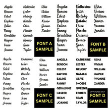 Load image into Gallery viewer, Personalised/Customised Fridge Magnet FAMILY NAME Note White Board Magnetic