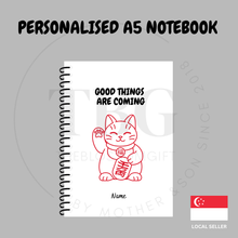 Load image into Gallery viewer, Personalised Notebook  - A5 - Lined
