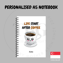 Load image into Gallery viewer, Personalised Notebook  - A5 - Lined