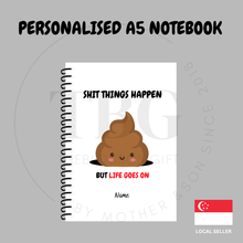 Load image into Gallery viewer, Personalised Notebook  - A5 - Lined