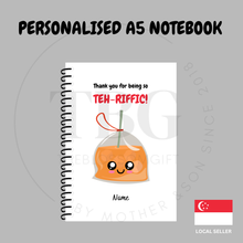 Load image into Gallery viewer, Personalised Notebook  - A5 - Lined
