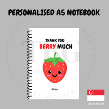 Load image into Gallery viewer, Personalised Notebook  - A5 - Lined