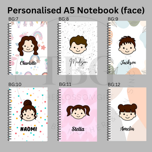 Personalised Notebook -  FACE  - A5