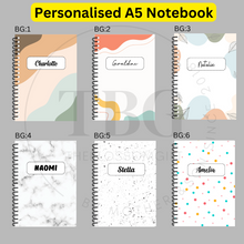 Load image into Gallery viewer, Personalised Notebook - A5