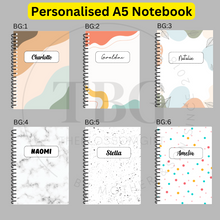Load image into Gallery viewer, Personalised Notebook - A5- Lined