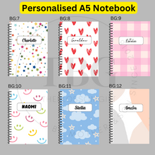 Load image into Gallery viewer, Personalised Notebook - A5- Lined