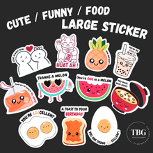 Load image into Gallery viewer, Large Sticker | bubble tea