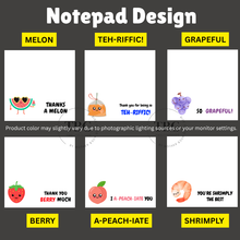 Load image into Gallery viewer, Mini Notepad - Food/Cute