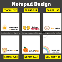Load image into Gallery viewer, Mini Notepad - Food/Cute