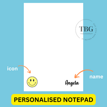 Load image into Gallery viewer, Notepad - Minimalist w ICON -REGULAR 4x6inches