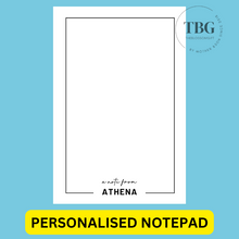 Load image into Gallery viewer, Notepad - Minimalist - REGULAR 4x6inches
