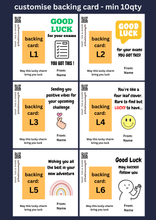 Load image into Gallery viewer, Lucky Charm Keychain - Customise Backing min 10qty