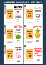 Load image into Gallery viewer, Lucky Charm Keychain - Customise Backing min 10qty