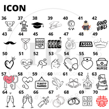 Load image into Gallery viewer, Personalised Notebook - ICON w Name