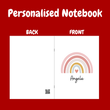 Load image into Gallery viewer, Personalised Notebook - ICON w Name