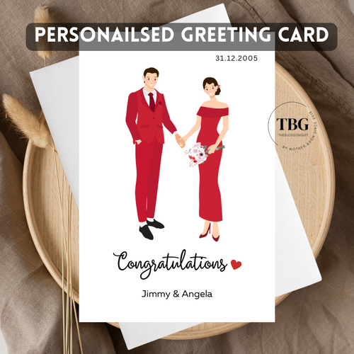 Personalised Card (couple/wedding) design 33
