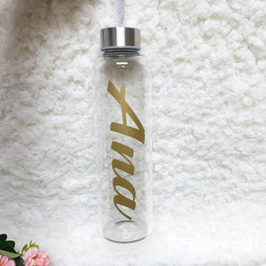 Personalised Glass Bottle - The Blossom Gift