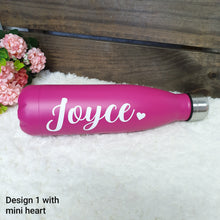 Load image into Gallery viewer, &#39;Bowling Pin&#39; Vacuum Flask Water Bottle - HOTPINK - The Blossom Gift