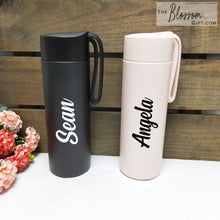 Load image into Gallery viewer, Personalised Vacuum Flask with Handle