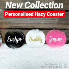 Load image into Gallery viewer, Personalised Hazy Coaster - The Blossom Gift