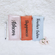 Load image into Gallery viewer, Personalised Pen Pouch / Case - Pink - The Blossom Gift