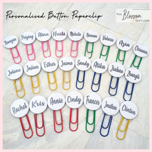 Load image into Gallery viewer, Button Paperclip