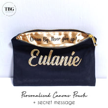 Load image into Gallery viewer, Canvas Pouch (6 colours) $15.90