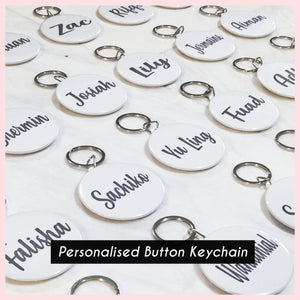 Button Keychain