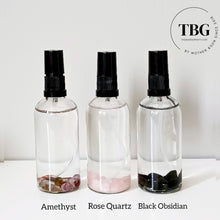 Load image into Gallery viewer, Personalised Crystal Room &amp; Linen Spray (Black Obsidian)