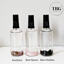 Load image into Gallery viewer, Personalised Crystal Room & Linen Spray (Black Obsidian)