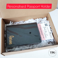 Load image into Gallery viewer, Personalised Passport Holder