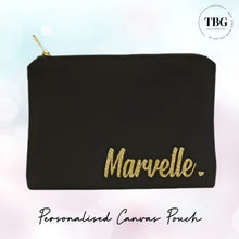 Load image into Gallery viewer, Canvas Pouch (6 colours) $15.90