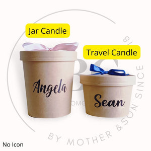 Personalised Travel Candle