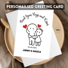 Load image into Gallery viewer, Personalised Card (couple/wedding) design 6