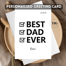 Load image into Gallery viewer, Personalised Card (for him) design 12