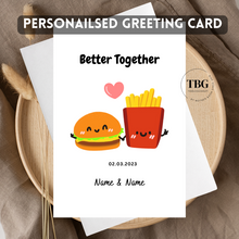 Load image into Gallery viewer, Personalised Card (food/funny) design 10