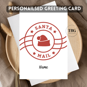 Personalised Card (Christmas X'mas Day) design 11