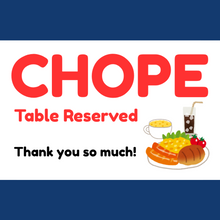 Load image into Gallery viewer, CHOPE CARD |  Hawker Seat Chope | Singapore&#39;s Chope-ing Culture |