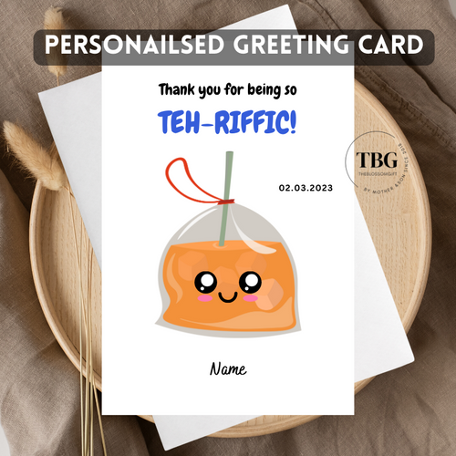 Personalised Card (food/funny) design 12