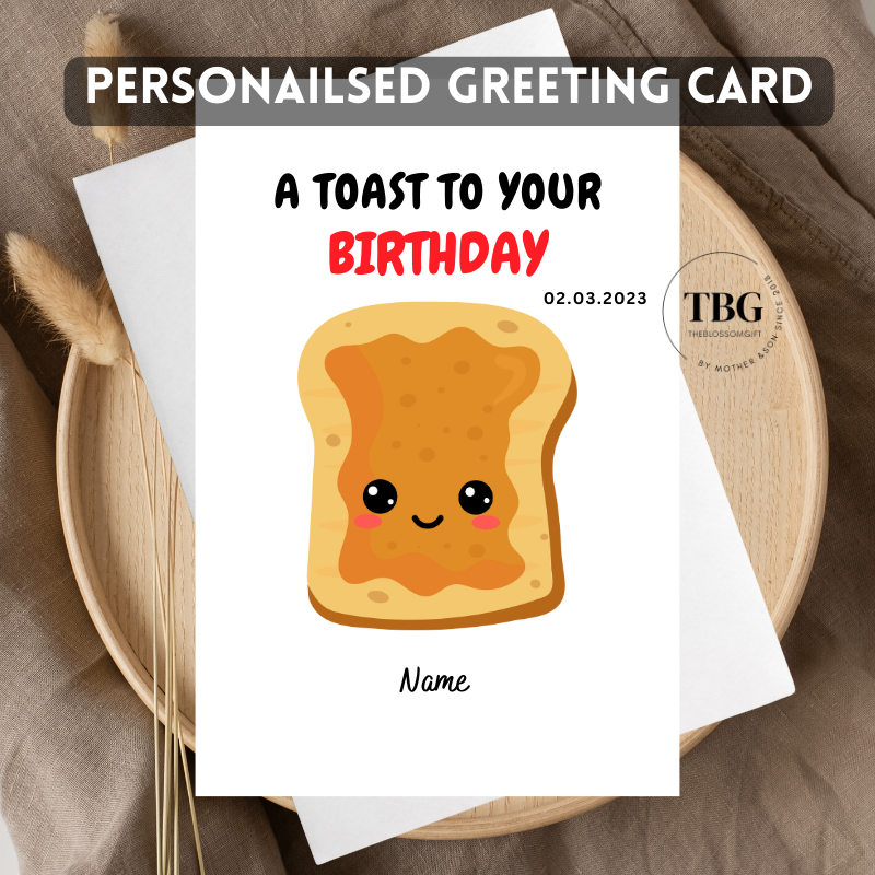 Personalised Card (food/funny) design 13