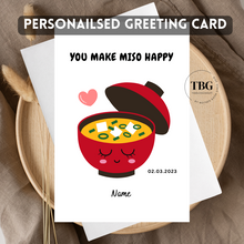 Load image into Gallery viewer, Personalised Card (food/funny) design 14