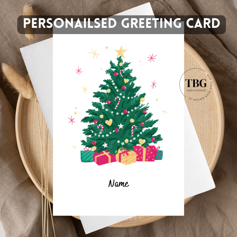Personalised Card (Christmas X'mas Day) design 15