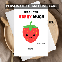 Load image into Gallery viewer, Personalised Card (food/funny) design 16