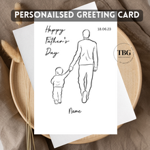 Load image into Gallery viewer, Personalised Card (for him) design 19