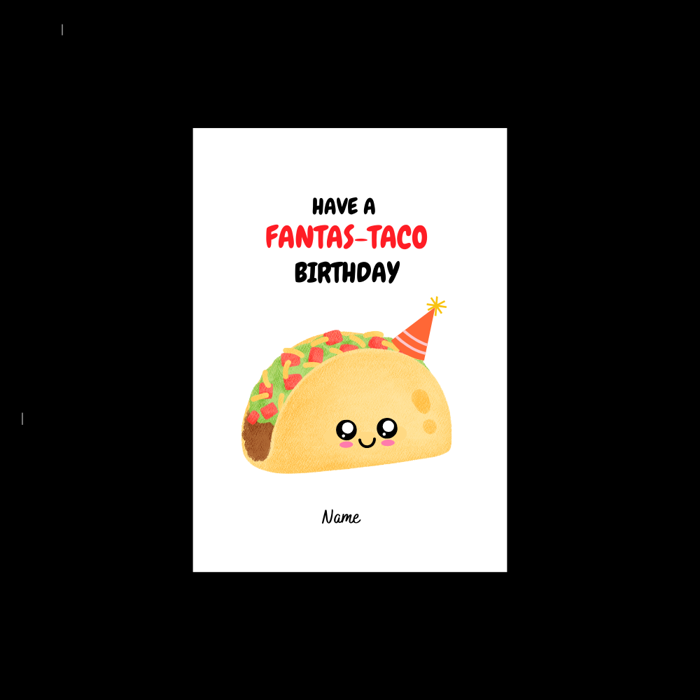 Personalised Notebook - Food & Funny - Design 16