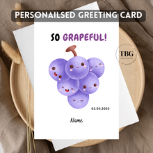 Load image into Gallery viewer, Personalised Card (food/funny) design 17